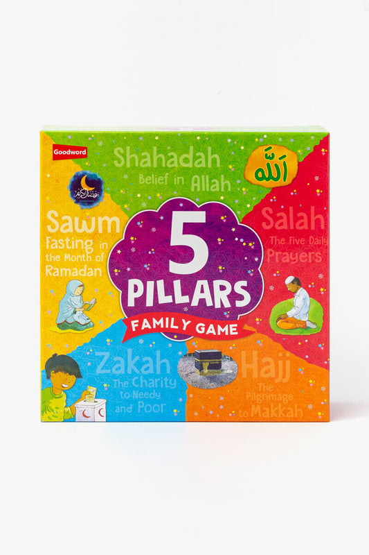 5 Pillars Family Game: Islamic Board Game for Eid - A Fun Hadith & Quran Learning Challenge